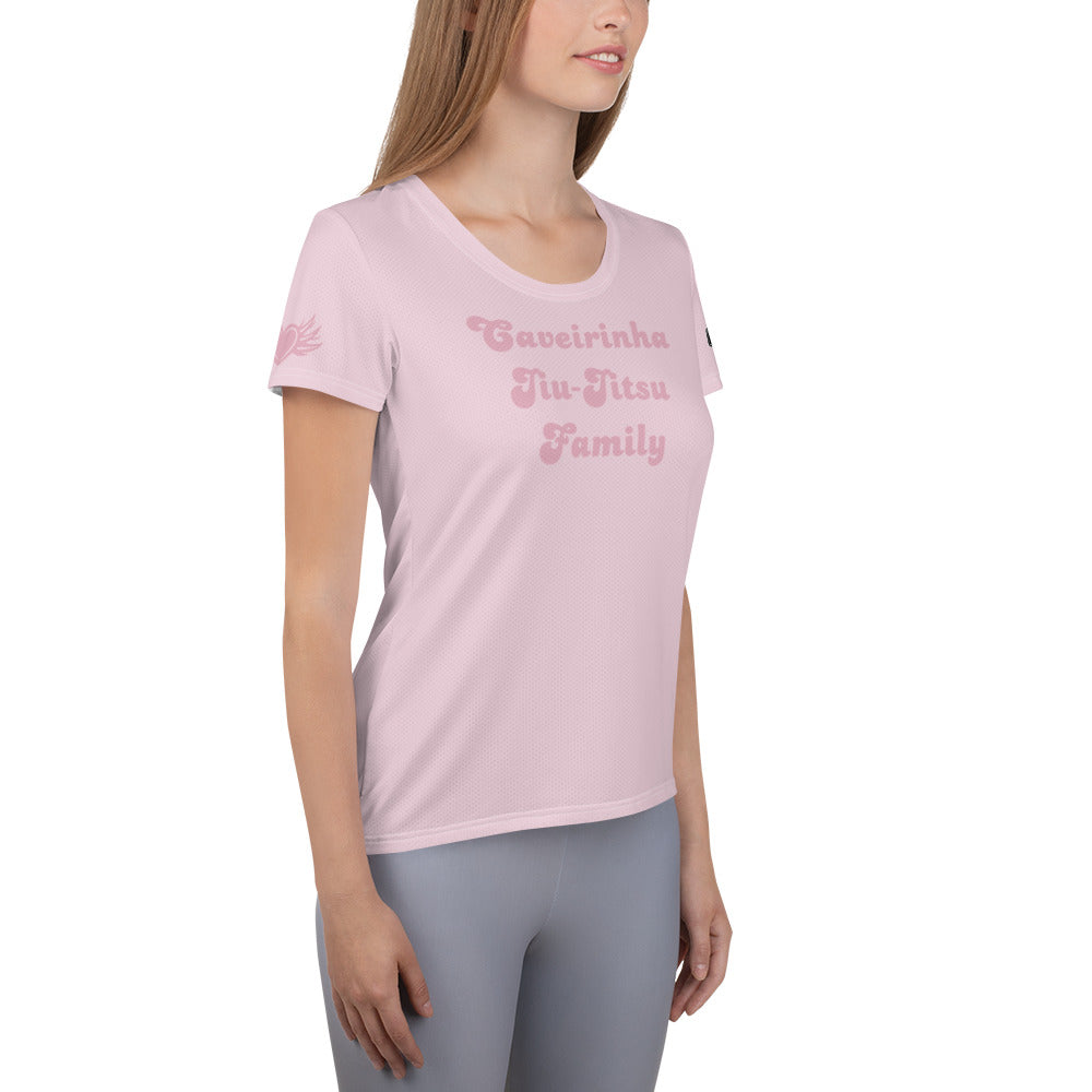Pink CJJF Women's Athletic T-shirt