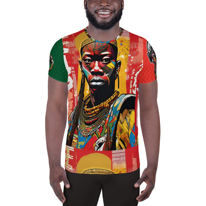 Afro-Pop Shortsleeve Athletic T-shirt