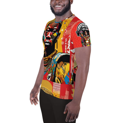 Afro-Pop Shortsleeve Athletic T-shirt