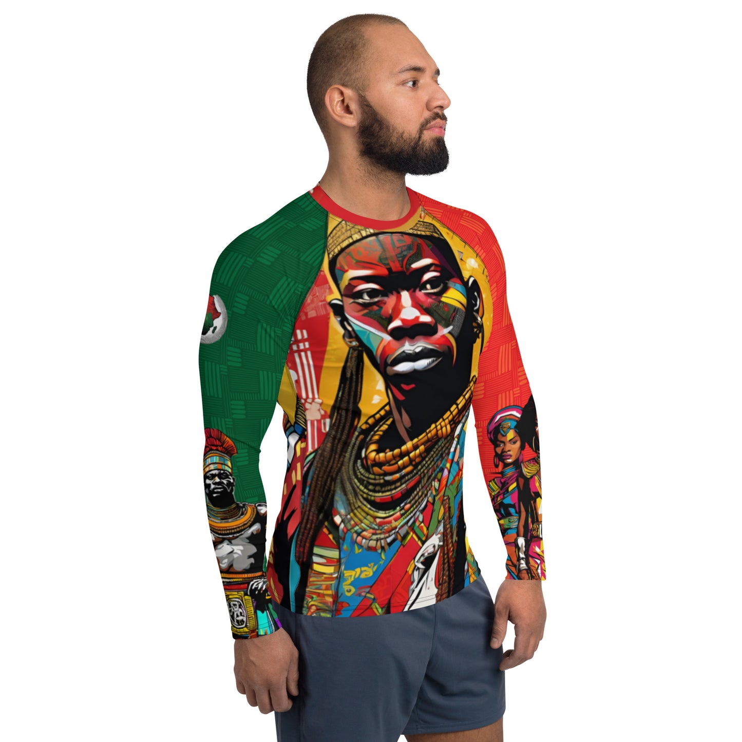 AfroPop Men's Rash Guard