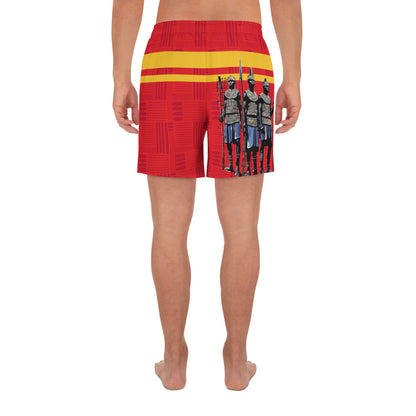 Afro-Pop Unisex Athletic Long Shorts