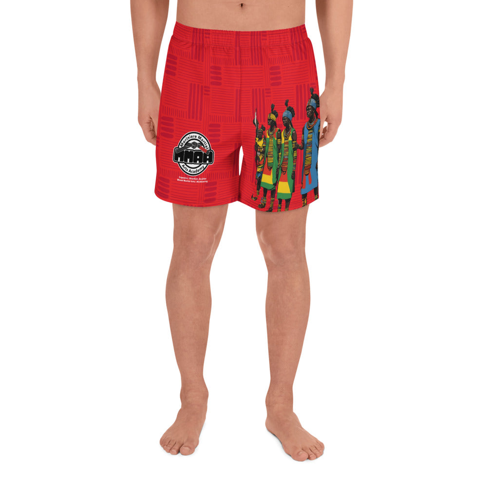 Afro-Pop Unisex Athletic Long Shorts