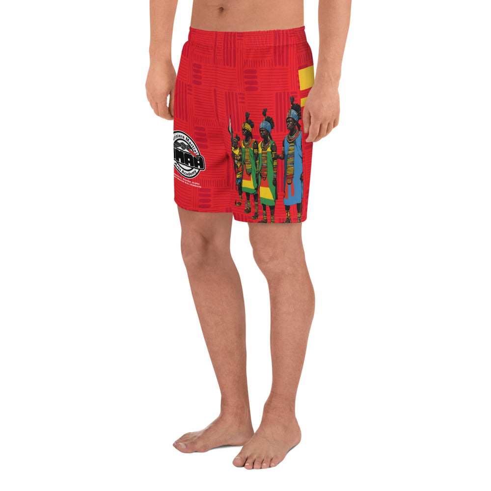 Afro-Pop Unisex Athletic Long Shorts