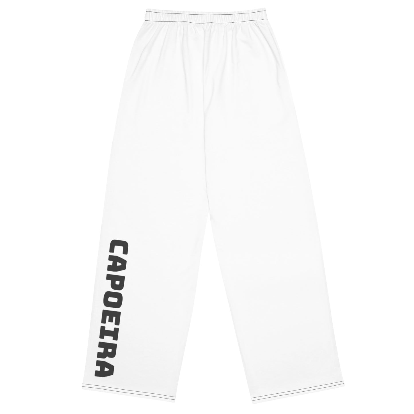 Capoeira unisex wide-leg pants (WHITE)
