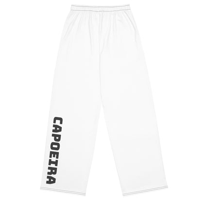 Capoeira unisex wide-leg pants (WHITE)
