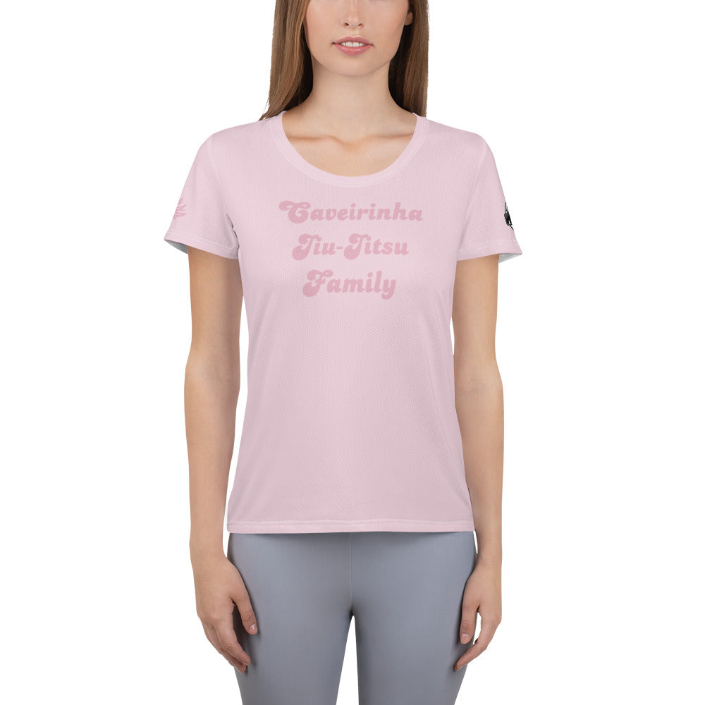 Pink CJJF Women's Athletic T-shirt