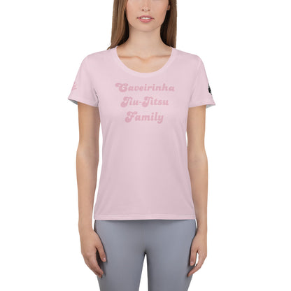 Pink CJJF Women's Athletic T-shirt