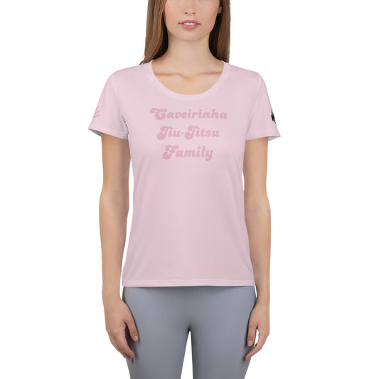 Pink CJJF Women's Athletic T-shirt