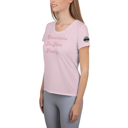 Pink CJJF Women's Athletic T-shirt