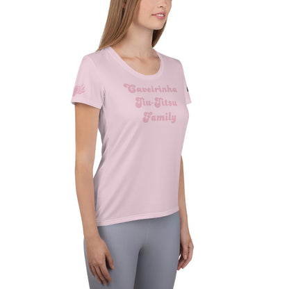 Pink CJJF Women's Athletic T-shirt