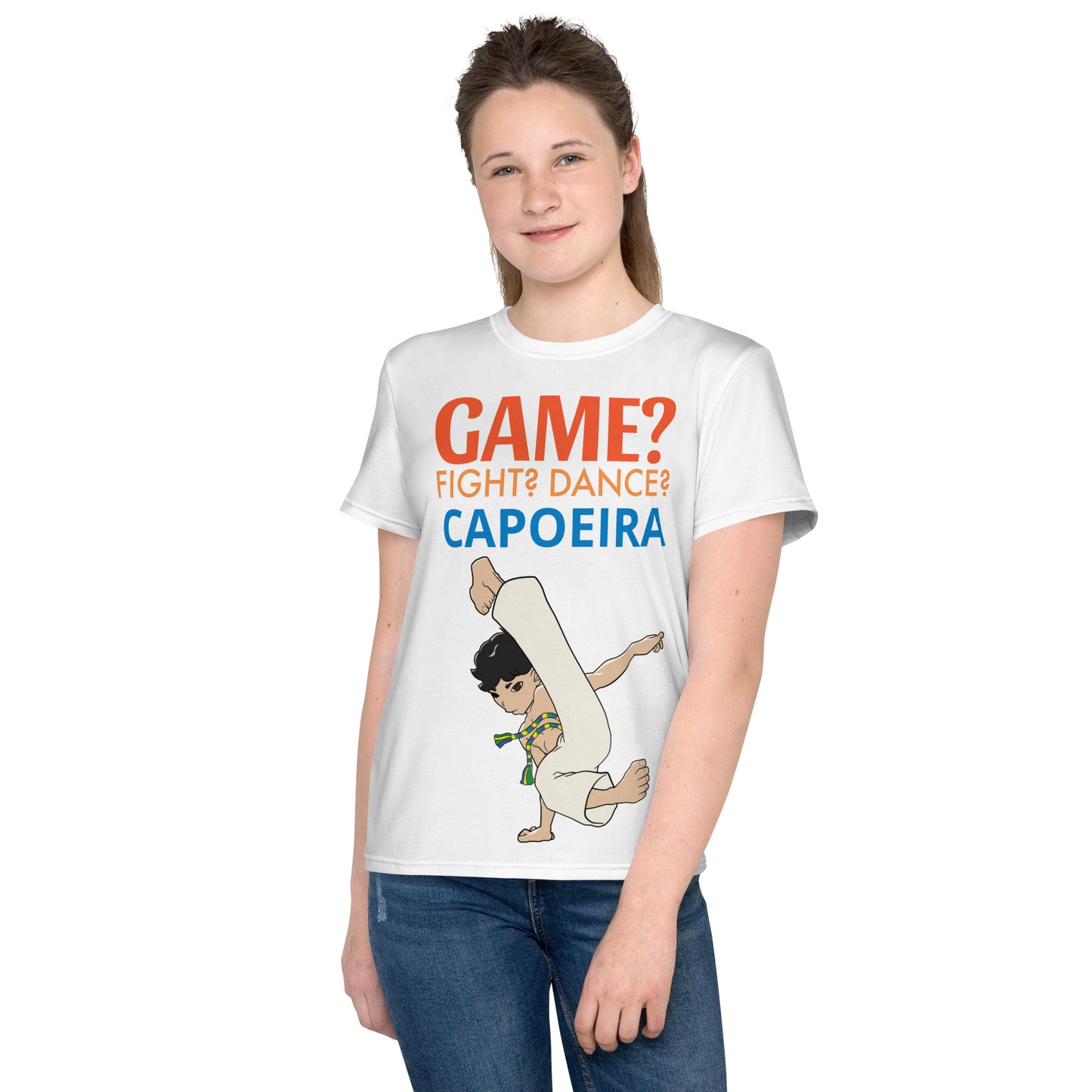 Capoeira Team Shirt - Youth Crew Neck