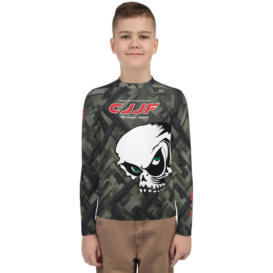 CJJF Camo Youth Rash Guard