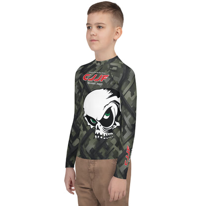 CJJF Camo Youth Rash Guard