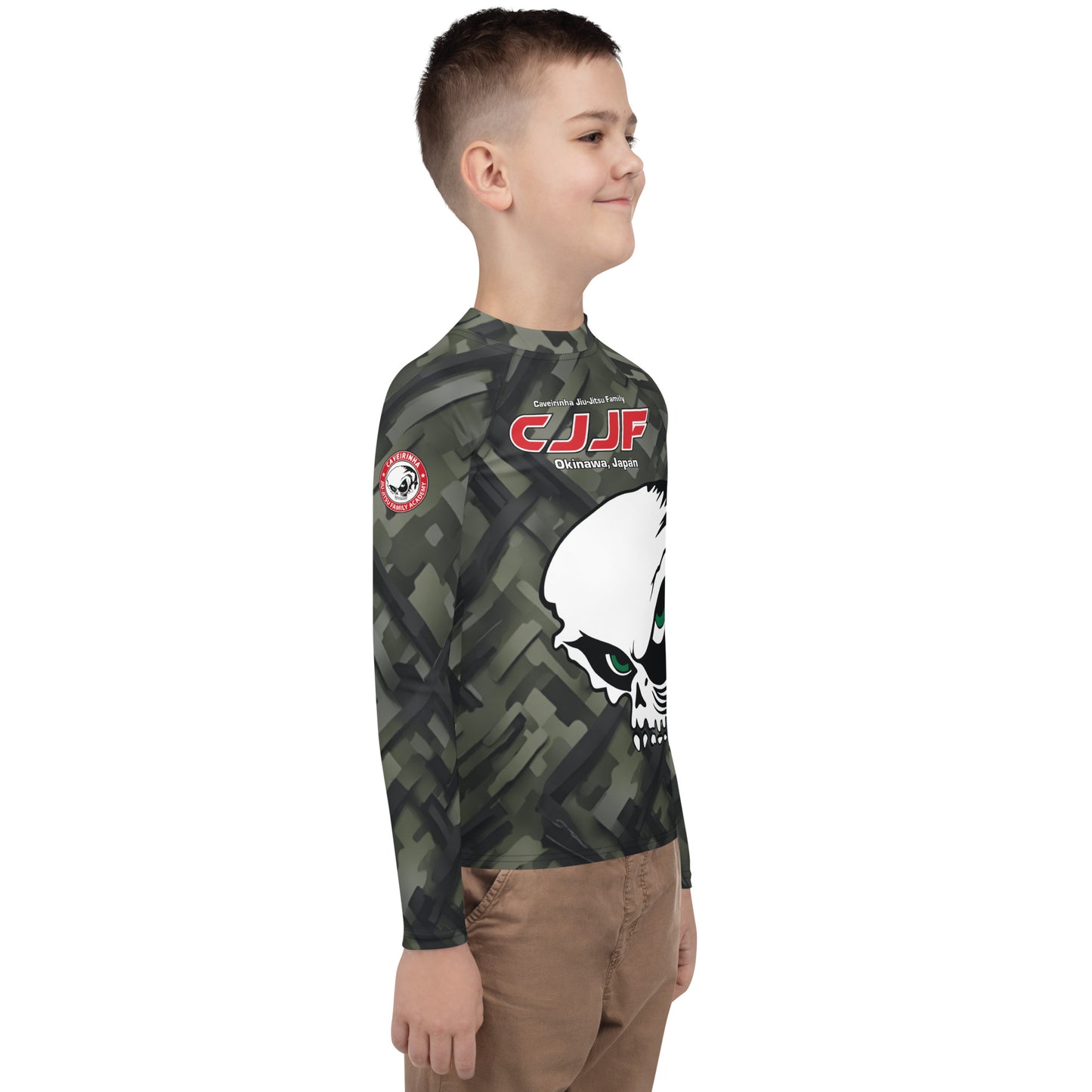 CJJF Camo Youth Rash Guard
